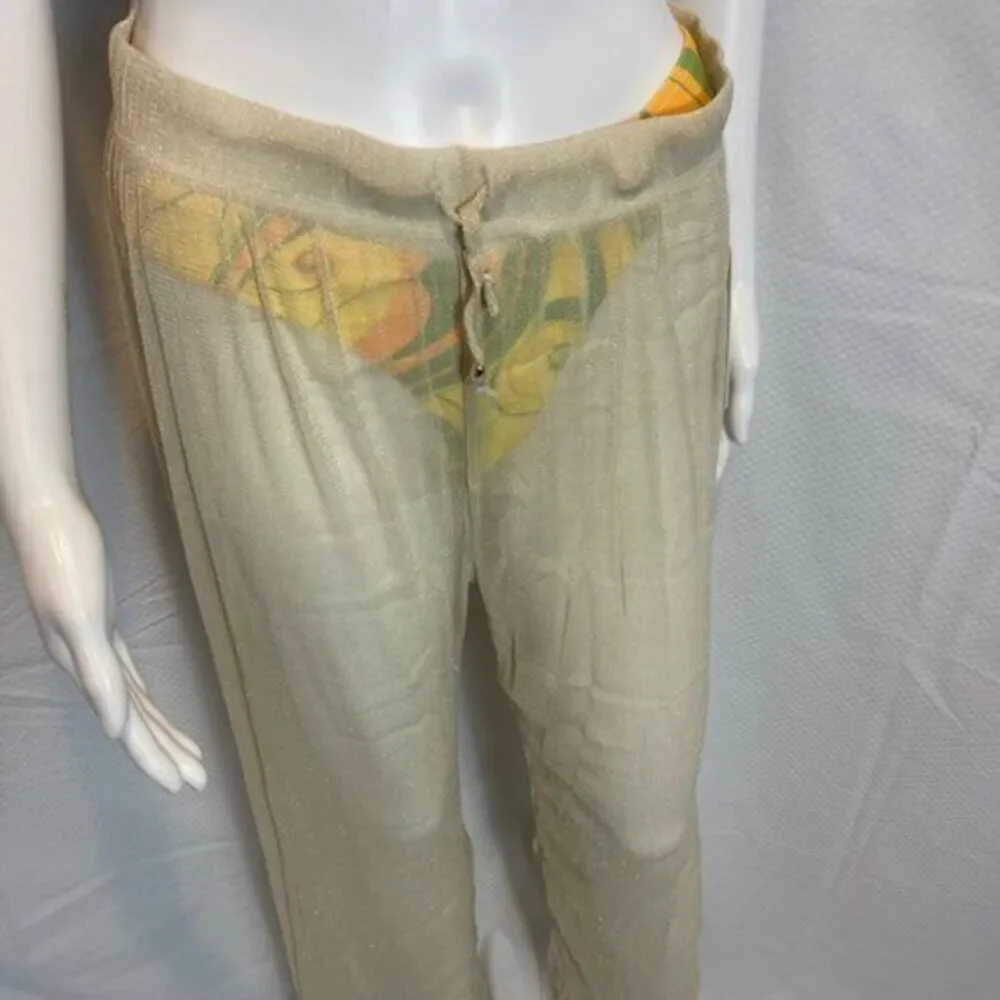 Tinibikini swimwear‎ Summer Nights Coverup Pants Gold Size X-Large RefFNB